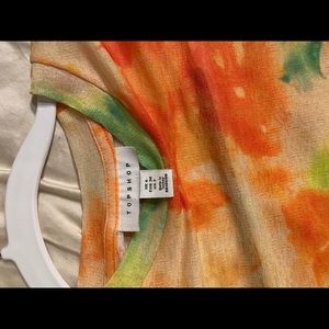 Topshop tie dye shirt